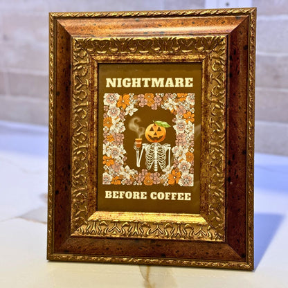 Nightmare Before Coffee Poster