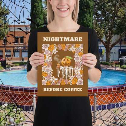 Nightmare Before Coffee Poster