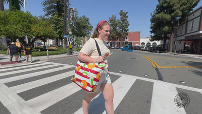 Citrus Stripes Tote