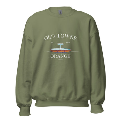 Orange Plaza Fountain Sweatshirt